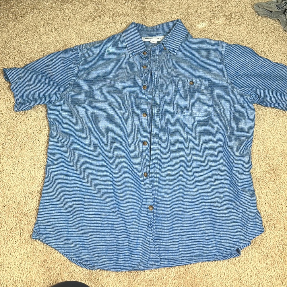 Blue Button Down